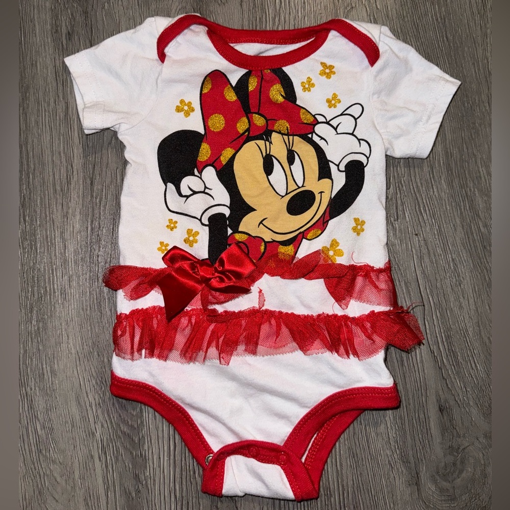 Minnie Mouse onesie 6-9 months girl